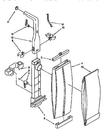 Bag housing and handle