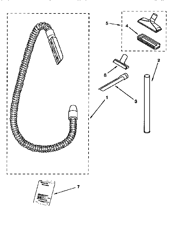 Hose and attachment