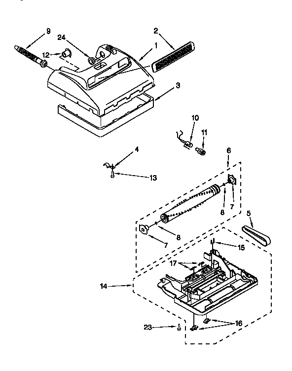 Nozzle and motor