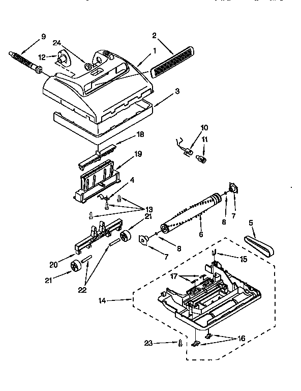Nozzle and motor