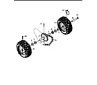 Craftsman 536886622 wheel assembly diagram