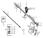 Craftsman 358798452 handle assembly diagram