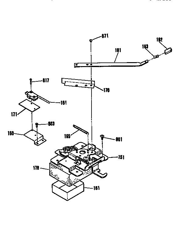 Door lock section