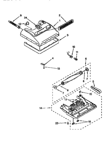 Nozzle and motor