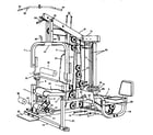 Gold's Gym G4394 frame assembly diagram