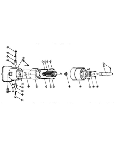 Ball bearing motor
