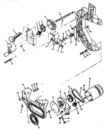 Drive and motor mount assembly