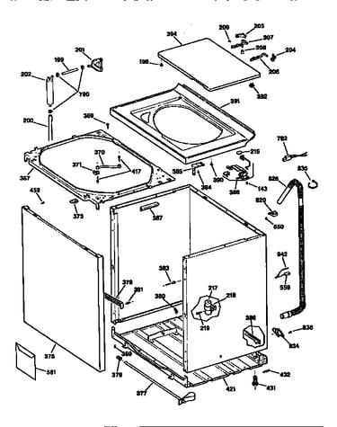 Cabinet, cover,&front panel