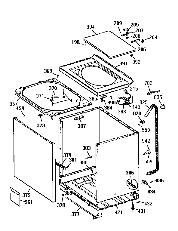 Cabinet,cover,&front panel