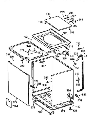 Cabinet,cover,&front panel