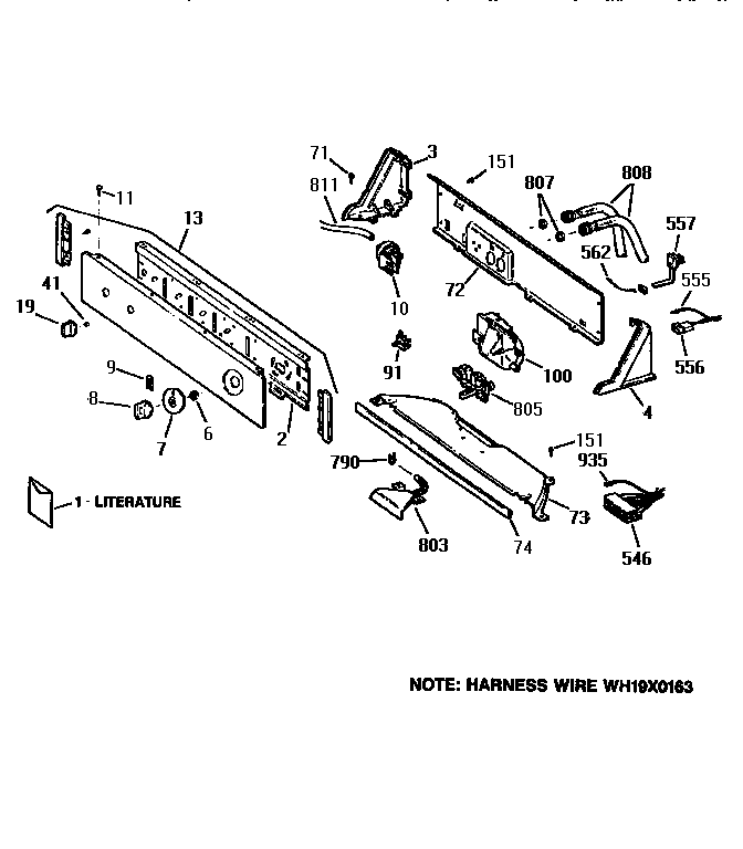 CONTROLS AND BACKSPLASH