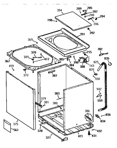 Cabinet, cover & front panel