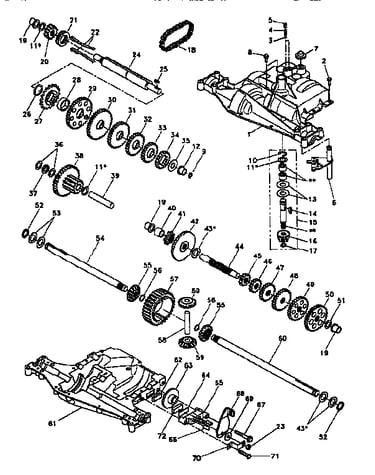 Dana transaxle 4360-79