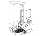 GE TFX22PRXABB refrigerator unit diagram