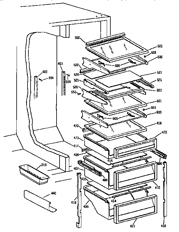 SHELF ASM