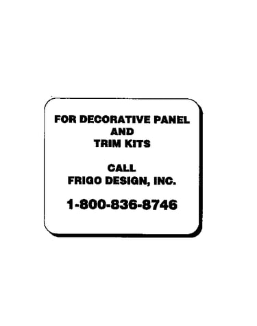 Panel and trim kits
