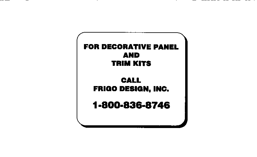 Panel and trim kits