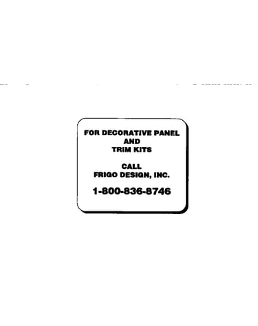 Decorative panel- contact parts