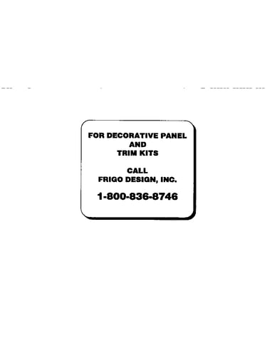 Decorative panels- contact parts