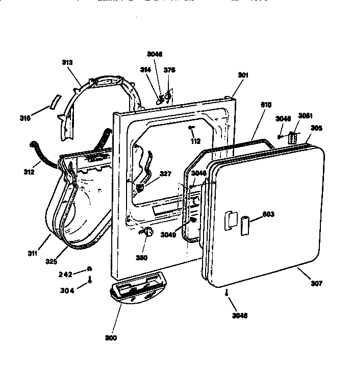 FRONT PANEL AND DOOR