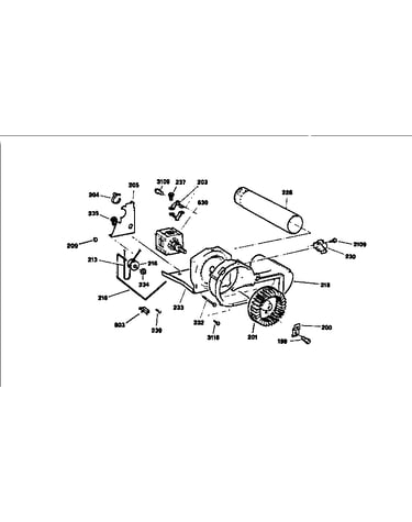 Blower and drive assembly