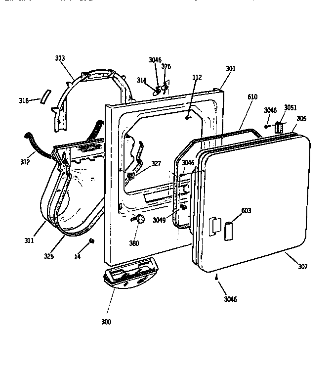 FRONT PANEL AND DOOR