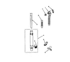 Kenmore 1163601290 hose and attachment diagram
