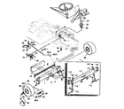 Craftsman 536252570 front steering assembly diagram