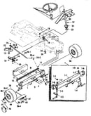 Front steering assembly