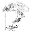 Craftsman 536252570 rear steering assembly diagram