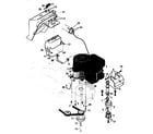 Craftsman 536252570 engine and control assembly diagram