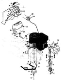 Engine and control assembly