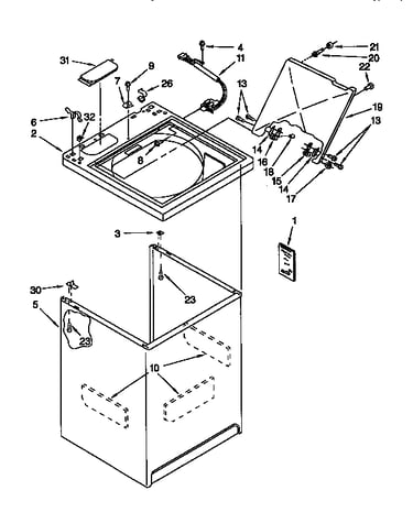 Top and cabinet