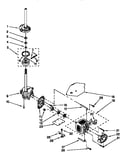 Gearcase, motor & pump