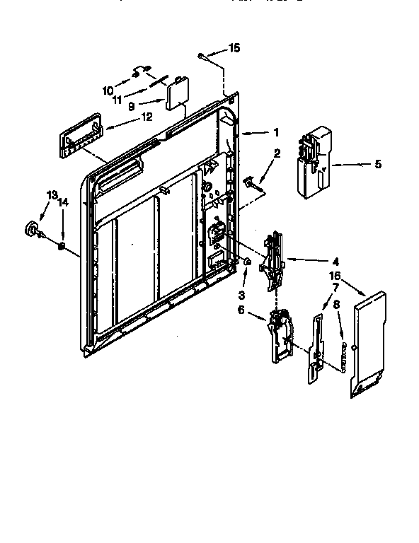 Inner door parts