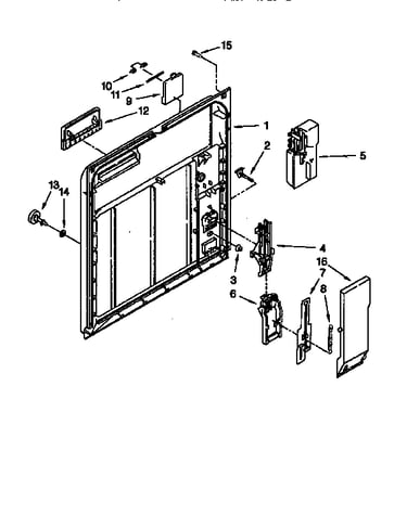 Inner door parts