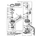 Kenmore 6651674992 pump and motor parts diagram