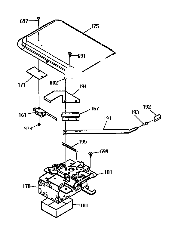 Door lock section
