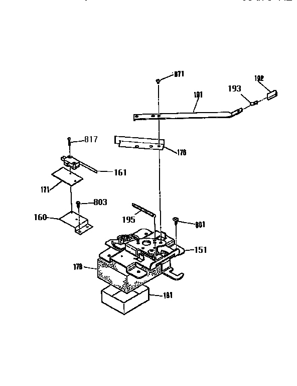 Door lock section