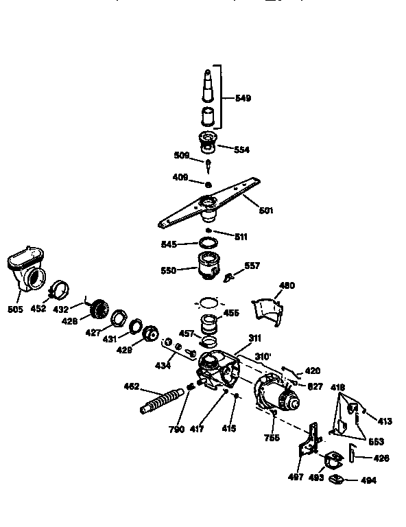 Motor-pump mechanism