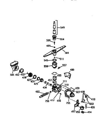 Motor-pump mechanism