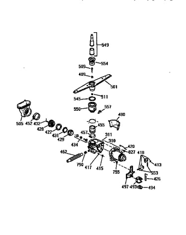 Motor-pump mechanism