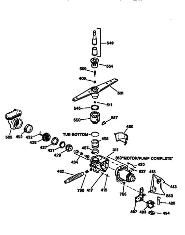 Motor-pump mechanism