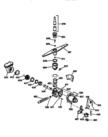 Motor-pump mechanism