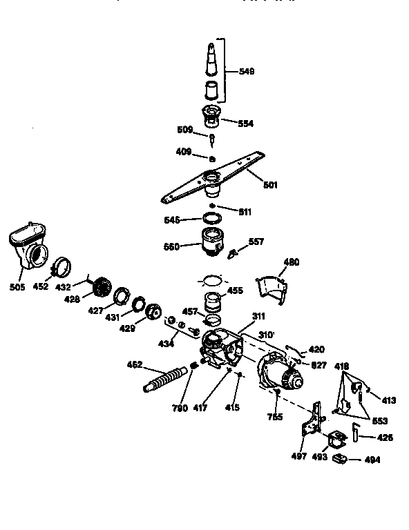 Motor-pump mechanism