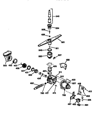 Motor-pump mechanism