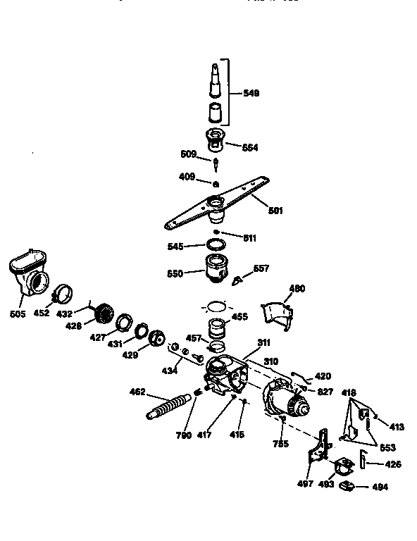 Motor-pump mechanism