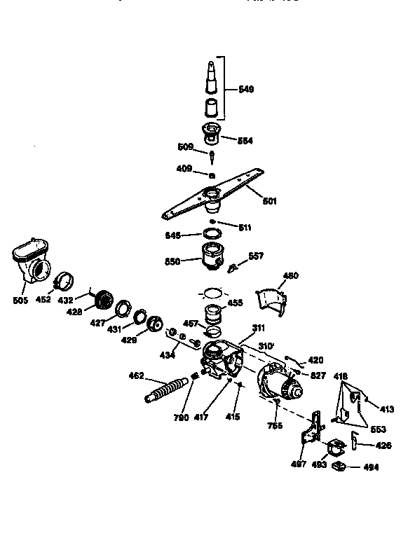 Motor-pump mechanism