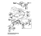 Craftsman 536252571 front steering assembly diagram