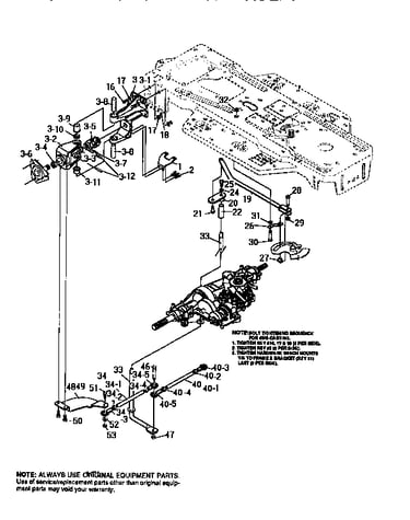 Rear steering assembly